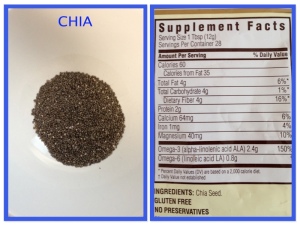 chia seeds + nutritional facts